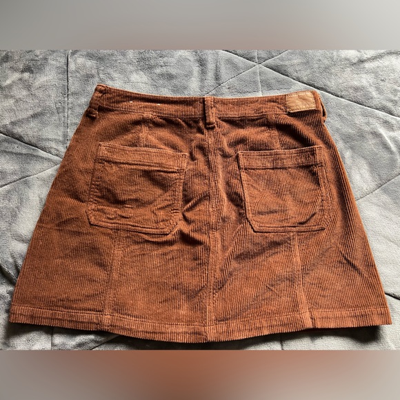 American Eagle Outfitters Orange A-line Mini Skirt - Picture 5 of 5